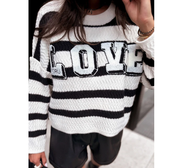 Dámsky biely sveter CHLOE FashionStreet MY1972