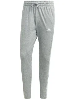 Nohavice adidas Essentials Single Jersey Tapered Open Hem 3-Stripes M IC0046