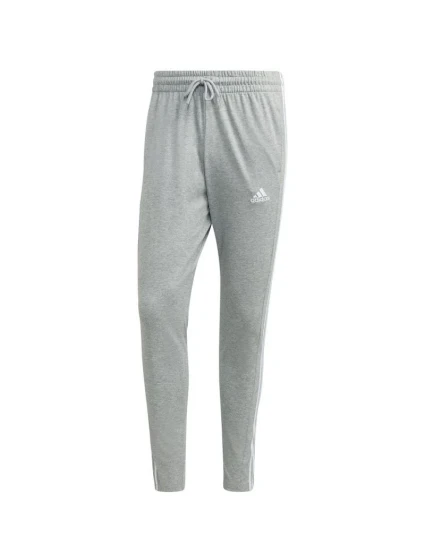Nohavice adidas Essentials Single Jersey Tapered Open Hem 3-Stripes M IC0046