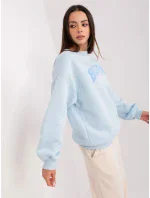 Bluza EM BL 617 model 18909399 jasny niebieski - FPrice Bluza EM BL 617 model 18909399 jasny niebieski - FPrice