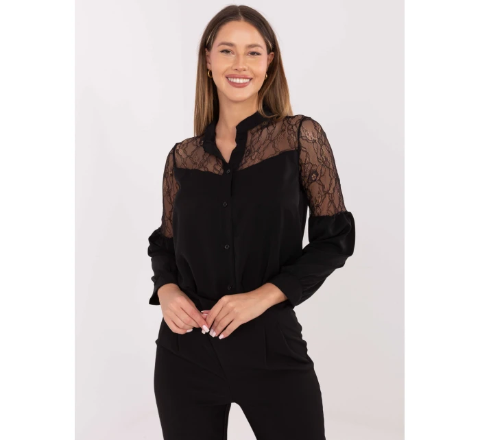 Koszula MI KS model 21768452 czarny - FPrice Koszula MI KS model 21768452 czarny - FPrice