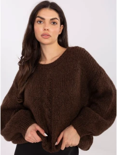 Jumper MI SW 1610.18 tmavohnedý