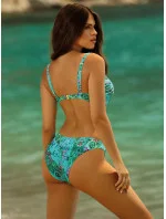 Dámske dvojdielne plavky Bora Bora 1 S730BR1-1 zelené so vzorom - Self