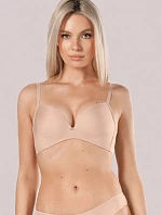 Dámska push-up podprsenka Amelia Beige - Mefemi