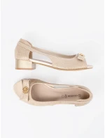 Praktické zlaté dámske topánky Obcas Praktické zlaté dámske topánky Obcas