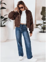 Dámske modré džínsy so širokými nohavicami FashionStreet UY2814 Dámske modré džínsy so širokými nohavicami FashionStreet UY2814