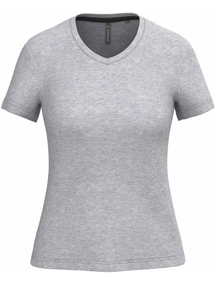Kariban K 381 Dámske tričko s výstrihom do V 20.K381 oxford grey Kariban K 381 Dámske tričko s výstrihom do V 20.K381 oxford grey