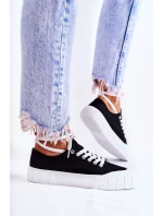 Damskie Trampki Na Platformie Czarne Comes Damskie Trampki Na Platformie Czarne Comes