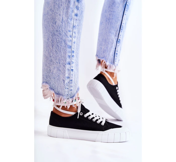 Damskie Trampki Na Platformie Czarne Comes Damskie Trampki Na Platformie Czarne Comes