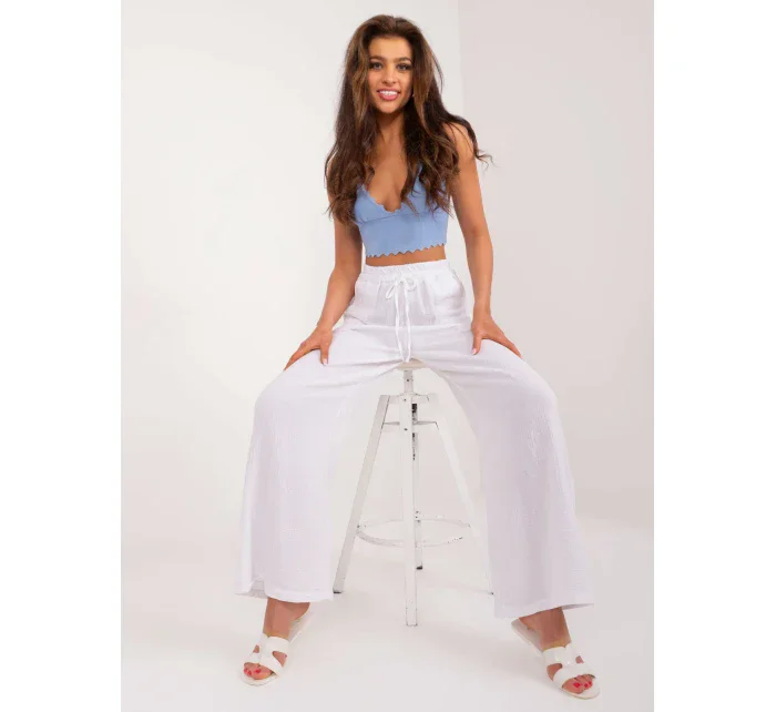 Spodnie DHJ SP model 19716196 biały - FPrice