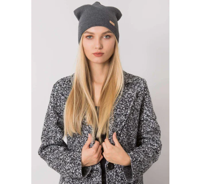 Dámská čepice JK CZ 30 model 16175365 tmavě šedá - FPrice Dámská čepice JK CZ 30 model 16175365 tmavě šedá - FPrice