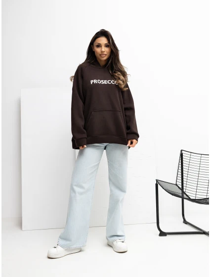 RV BL mikina A1034.26 tmavohnedá