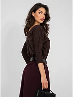 Blúzka RV BZ A1189.24 tmavohnedá