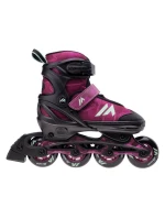 Detské kolieskové korčule 92800482425 čierno-ružové - Martes