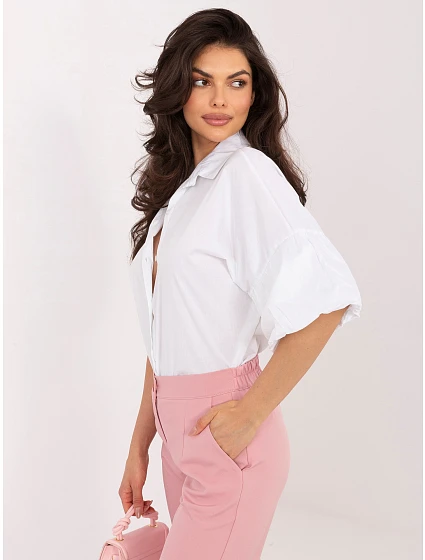 Dámská košile KS model 22185651 bílá - FPrice Dámská košile KS model 22185651 bílá - FPrice