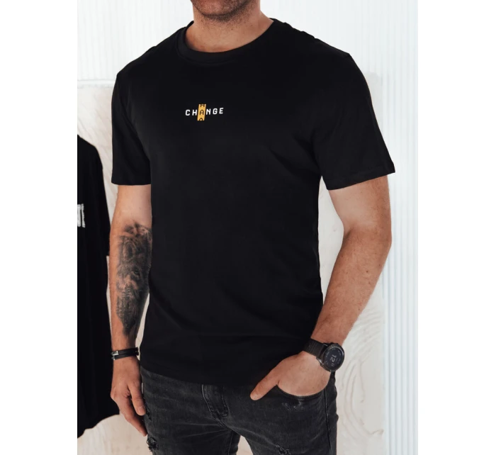 Pánské tričko s potiskem černé Dstreet model 21974961 - FashionStreet