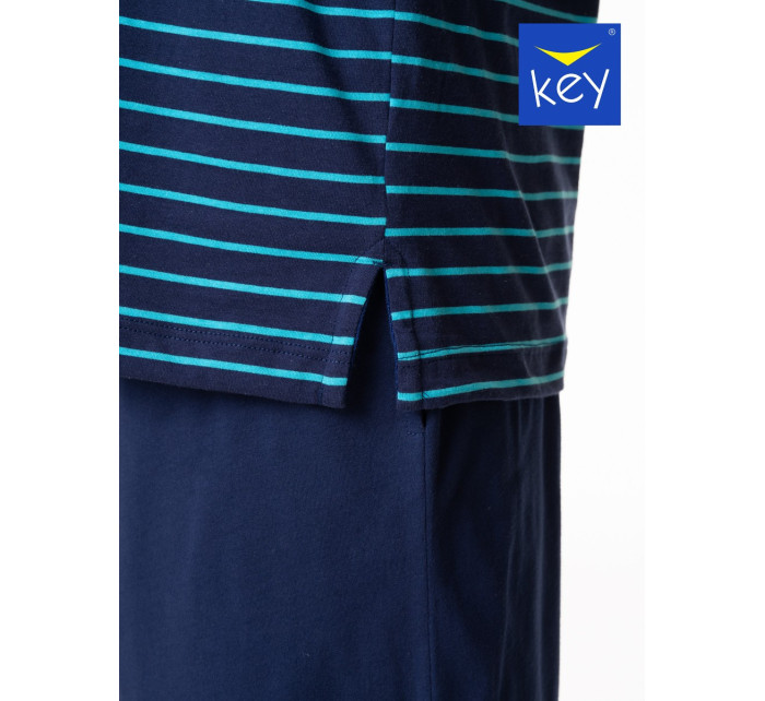 Pánske pyžamo Key MNS 367 A24 kr/r M-2XL