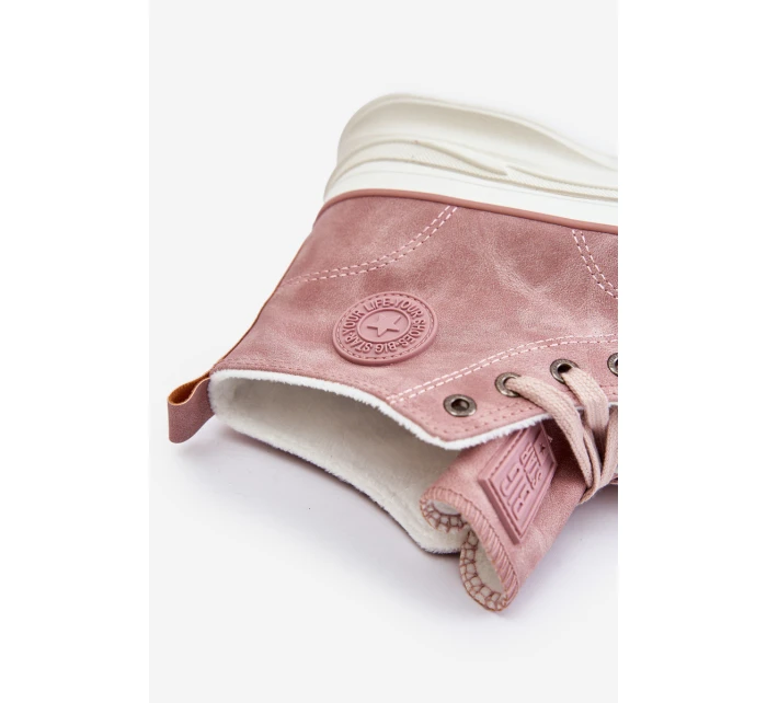 Zateplené Dámské Tenisky Na Platformě Big Star model 21676727 Růžové - Big Star Shoes