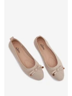 Baleríny s Mašlí Béžové model 21997782 - Boto