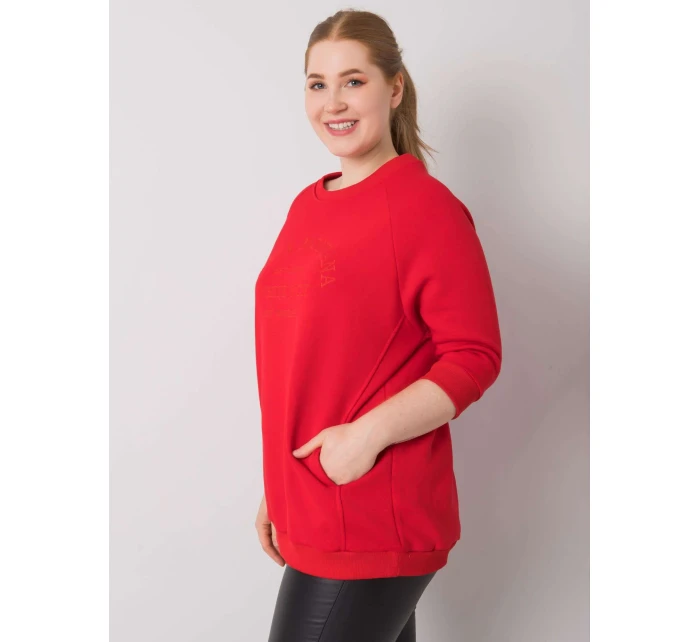 Mikina RV BL 6938.70P červená