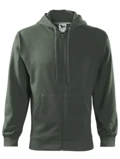 Trendy mikina na zips Pánske tmavé bridlice