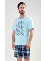 Pánske pyžamo šortky Bicykel Pánske pyžamo šortky Bicykel