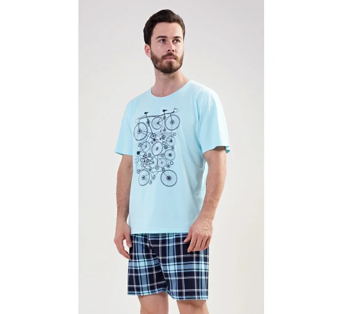 Pánske pyžamo šortky Bicykel Pánske pyžamo šortky Bicykel