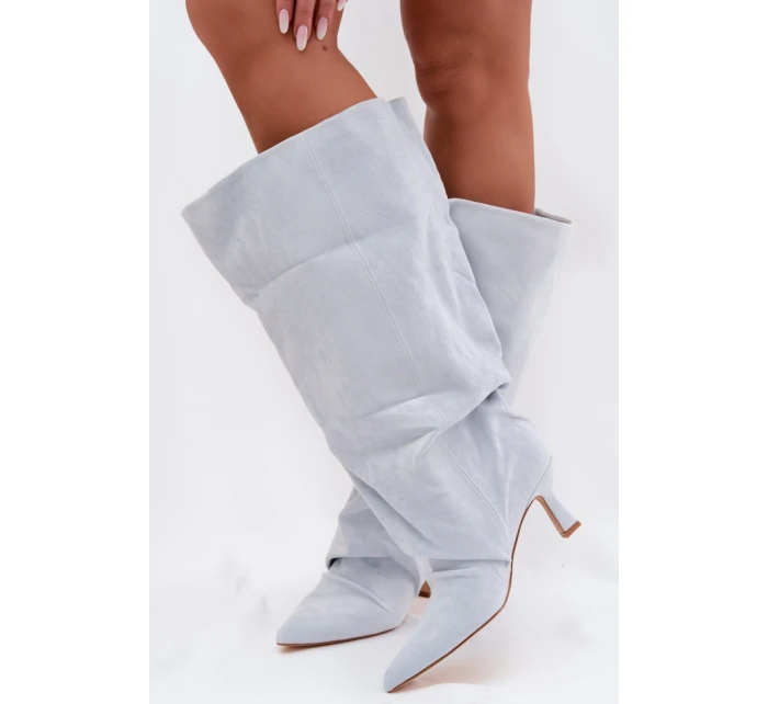 Kozačky na podpatku  model 225194 Step in style