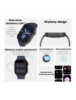 Dámske inteligentné hodinky GRAVITY GT15-12 Navy Blue Silicone Strap + Black Bracelet Dámske inteligentné hodinky GRAVITY GT15-12 Navy Blue Silicone Strap + Black Bracelet