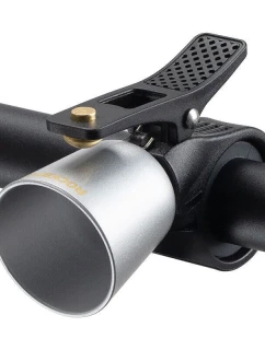 Strieborný hliníkový zvonček na bicykel Rockbros pre deti