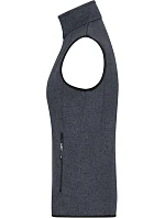JN Dámská pletená fleecová vesta se stojáčkem 02.0 dark grey model 22489633 - Daiber JN Dámská pletená fleecová vesta se stojáčkem 02.0 dark grey model 22489633 - Daiber
