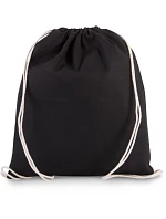KI Sportovní vak z bio bavlny 19. black model 22499447 - Kimood KI Sportovní vak z bio bavlny 19. black model 22499447 - Kimood