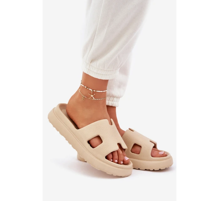 Pěnové Pantofle S Béžové model 21683475 - Boto Pěnové Pantofle S Béžové model 21683475 - Boto