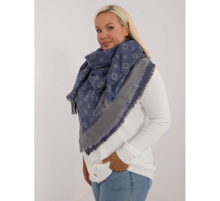 Šál AT SZ 1701.61 sivomodrý Šál AT SZ 1701.61 sivomodrý