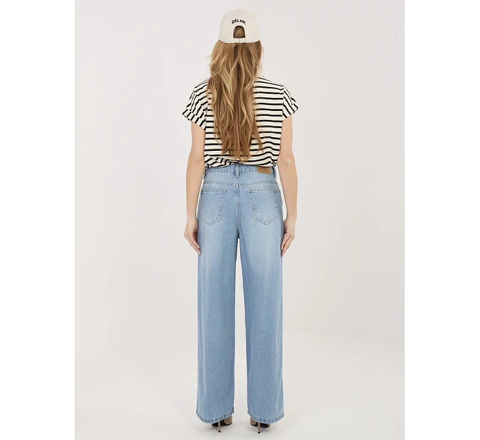 Nohavice D80033BB62629L219 modré