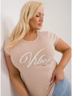 Tričko RV TS 9475.60 béžová Tričko RV TS 9475.60 béžová