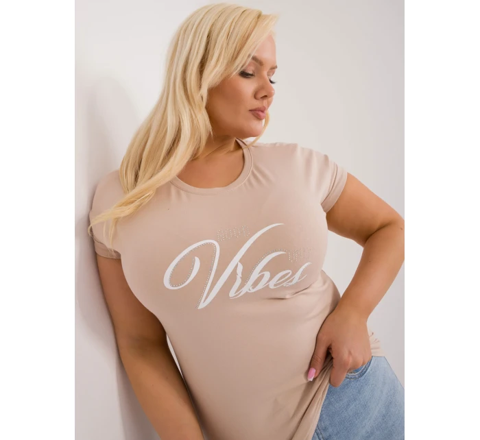 Tričko RV TS 9475.60 béžová Tričko RV TS 9475.60 béžová