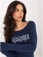 Blúzka WT BZ A1143.46 tmavomodrá