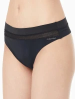 Dámske tangá QF6047E UB1 čierna - Calvin Klein