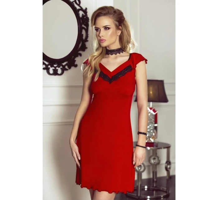 Nočná košeľa Flora red - ELDAR