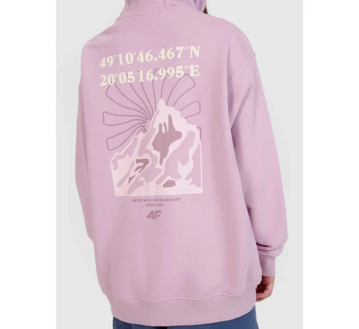 Dívčí mikina s kapucí model 21435764 - 4F