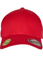6 panelová kšiltovka z bio bavlny red model 22537034 - Flexfit 6 panelová kšiltovka z bio bavlny red model 22537034 - Flexfit