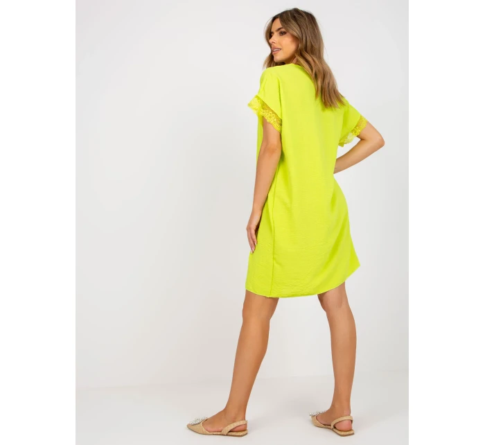 Šaty DHJ SK model 17388170 vápno - FPrice