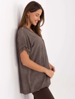 Bluzka MI BZ model 21717672 ciemny bezowy - FPrice