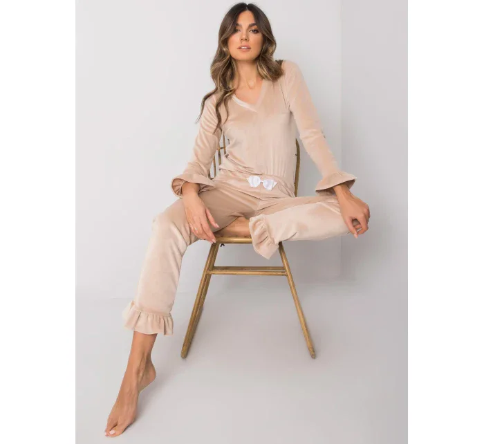 Pyžamo RV PI 7394.23X béžová