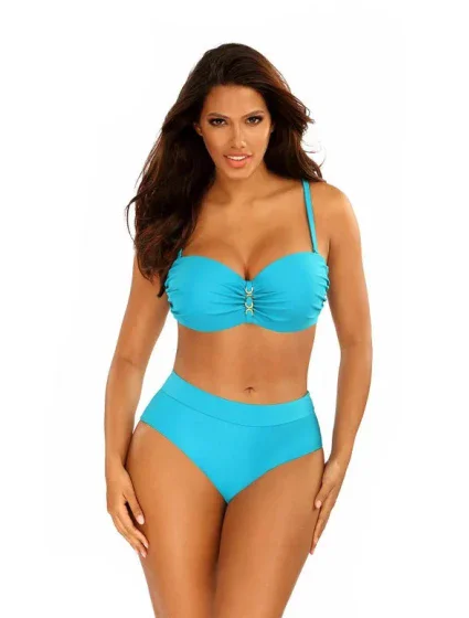 Dámské dvoudílné plavky New 8 tyrkysové  model 18630451 - Self