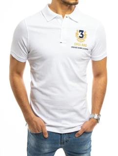 FashionStreet pánske biele polo tričko PX0360