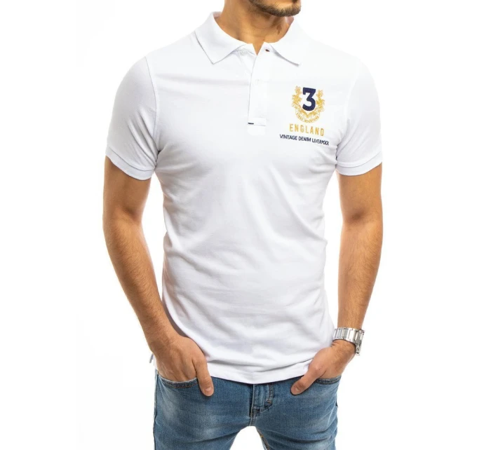 Pánské bílé polo tričko Dstreet model 21963093 - FashionStreet
