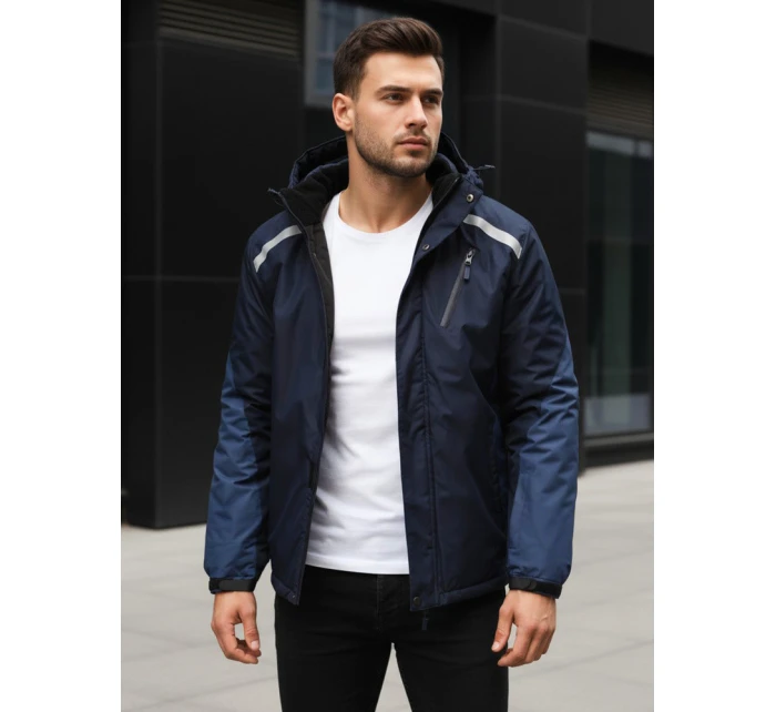 FashionStreet pánska tmavomodrá lyžiarska bunda TX5129 FashionStreet pánska tmavomodrá lyžiarska bunda TX5129