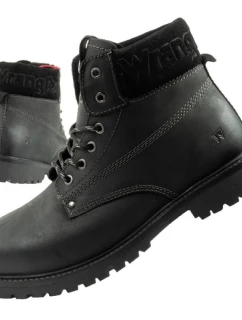 Wrangler Arch pánske topánky sable topánky smart natural leather black